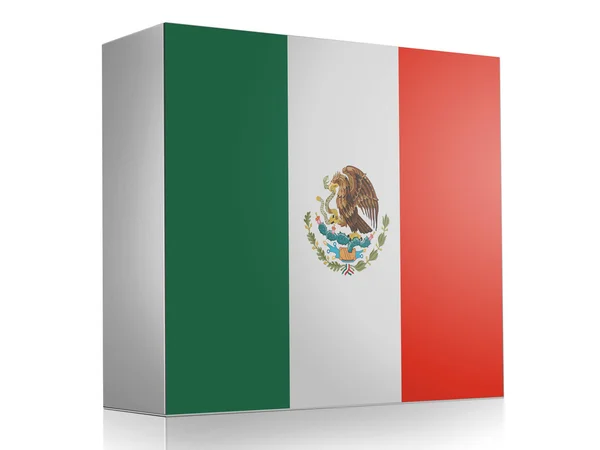 A bandeira mexicana — Fotografia de Stock