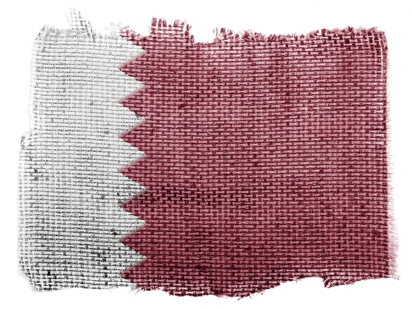 The Qatari flag — Stock Photo, Image