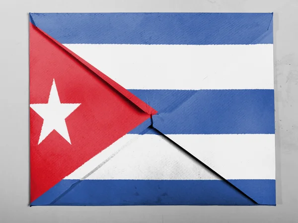 The Cuban flag — Stock Photo, Image