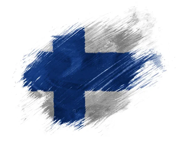 Drapelul finlandez — Fotografie, imagine de stoc