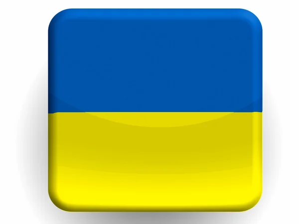 De Oekraïense vlag Stockfoto