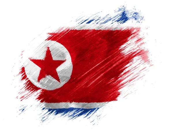 The North Korea flag — Stock Photo, Image