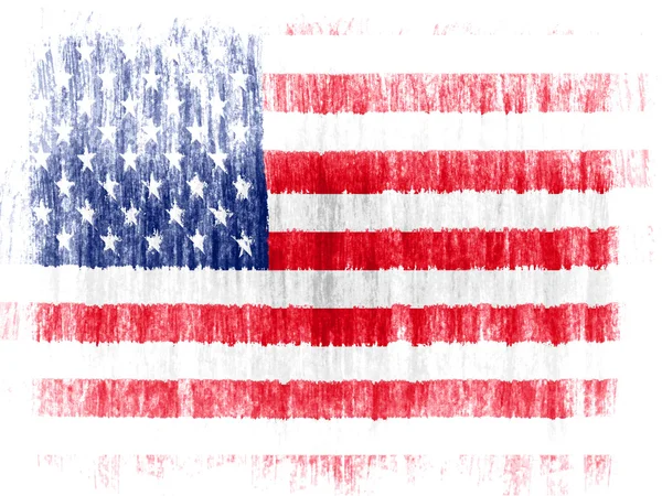 De vlag van Verenigde Staten Rechtenvrije Stockfoto's