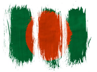 The Bangladesh flag clipart