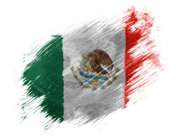 The Mexican flag clipart