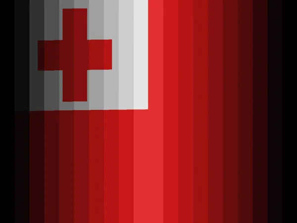 Bandiera Tonga — Foto Stock