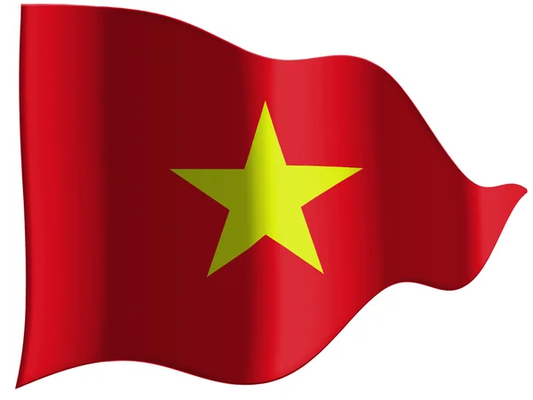 В'єтнамська-прапор — стокове фото