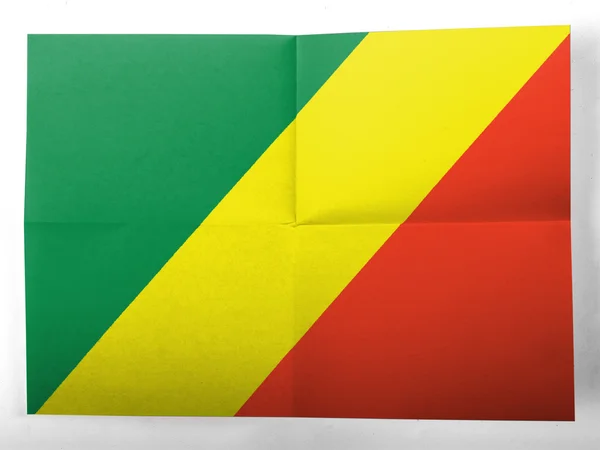 The Congo flag — Stock Photo, Image
