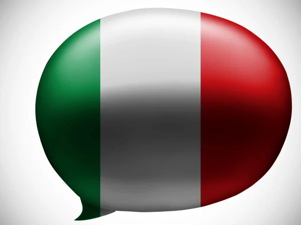 Η ιταλική σημαία — Φωτογραφία Αρχείου