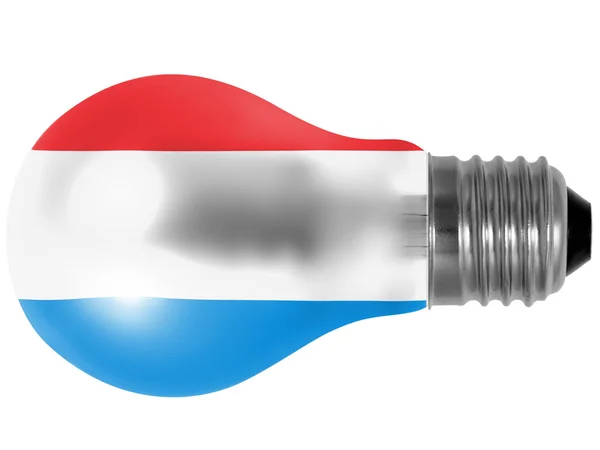 The Luxembourg flag — Stock fotografie