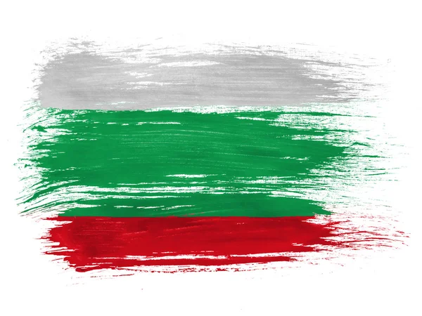 The Bulgarian flag — Stock Photo, Image