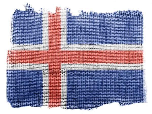 La bandera de Islandia —  Fotos de Stock