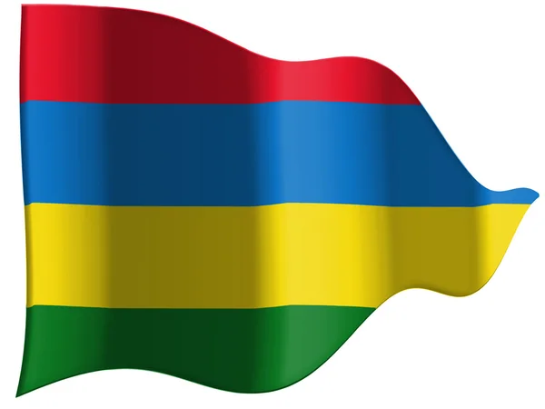 Flaga Mauretanii — Zdjęcie stockowe