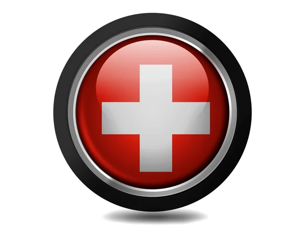 The Swiss flag — Stock Photo, Image