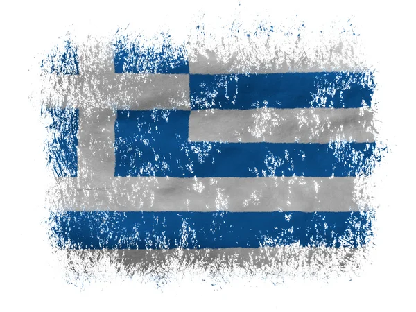 The Greek flag — Stock Photo, Image