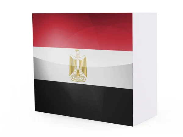 De Egyptische vlag — Stockfoto