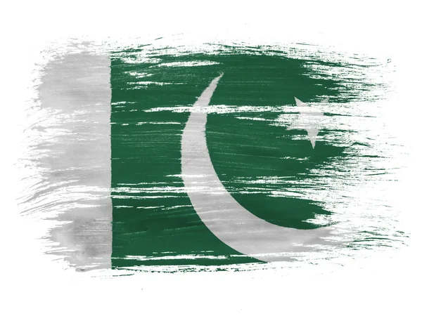 Die pakistanische Flagge — Stockfoto