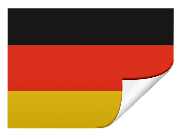 La bandiera tedesca — Foto Stock