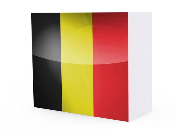 De Belgische vlag — Stockfoto