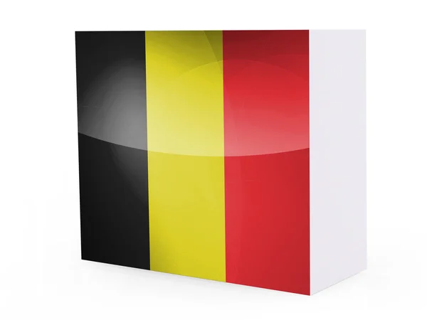 The Belgian flag — Stock Photo, Image