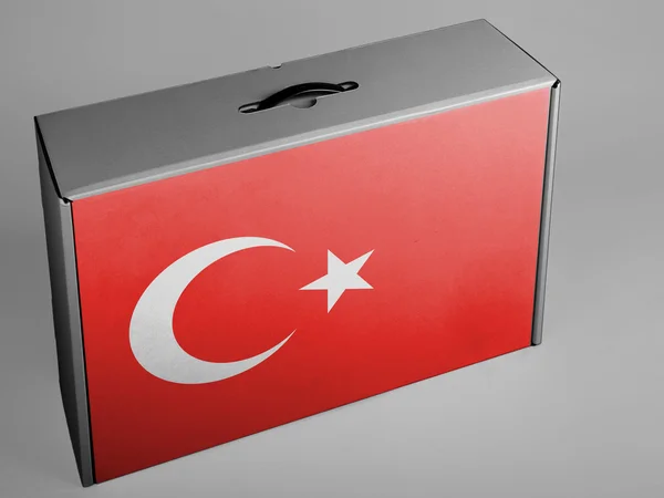 A bandeira turca — Fotografia de Stock