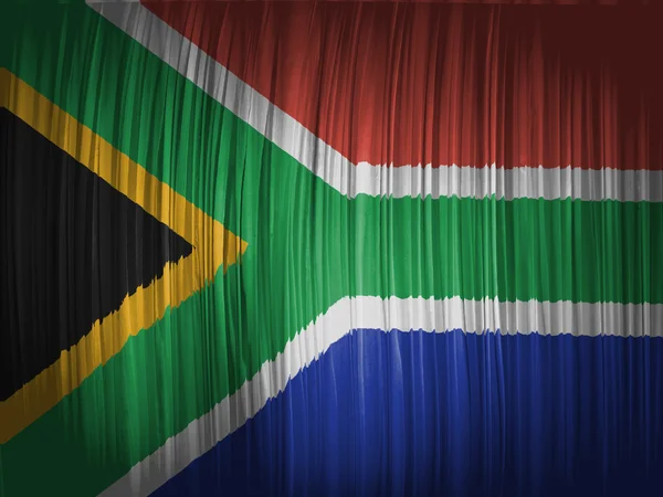 South African flag — Stock Photo, Image