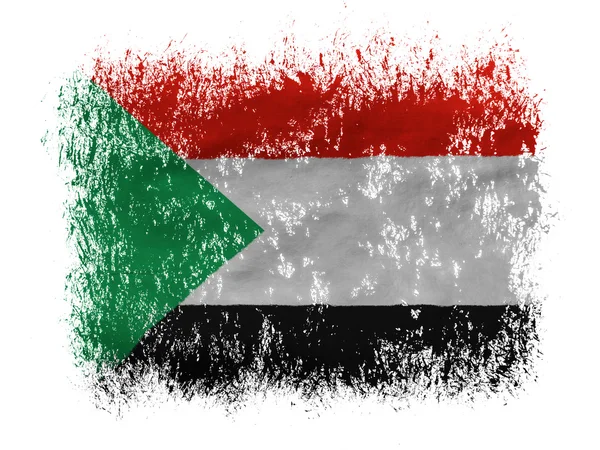A szudáni zászló — Stock Fotó