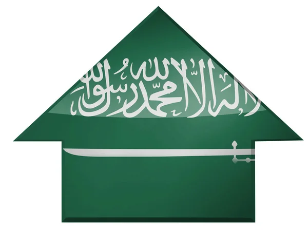 Bandiera saudita arabia — Foto Stock