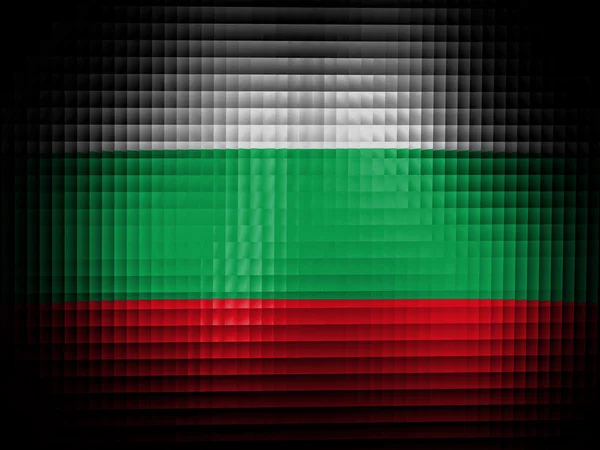 The Bulgarian flag — Stock Photo, Image