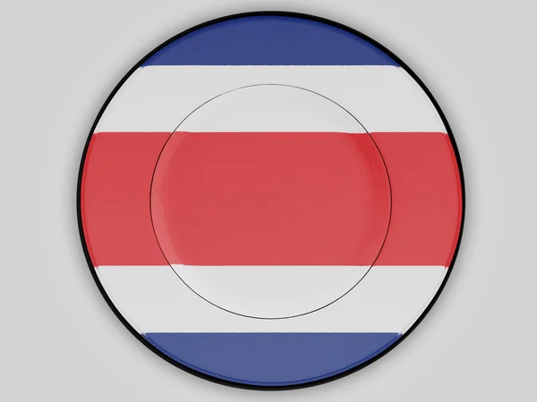 Drapelul Costa Rica — Fotografie, imagine de stoc