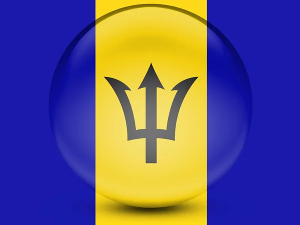 Μπαρμπάντος. σημαία Μπαρμπάντος — Φωτογραφία Αρχείου