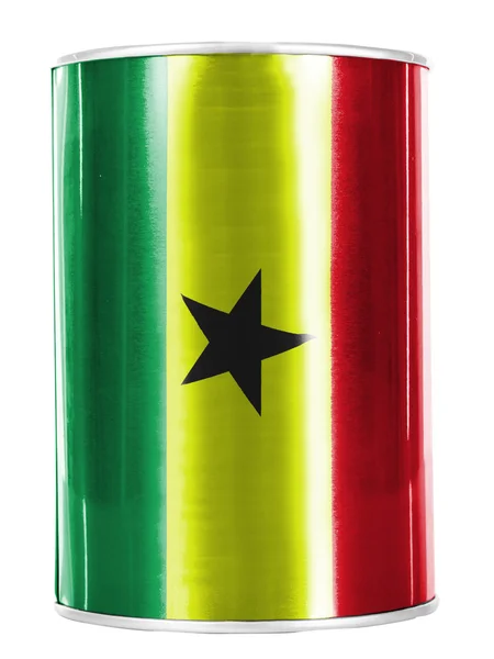 De vlag van ghana — Stockfoto