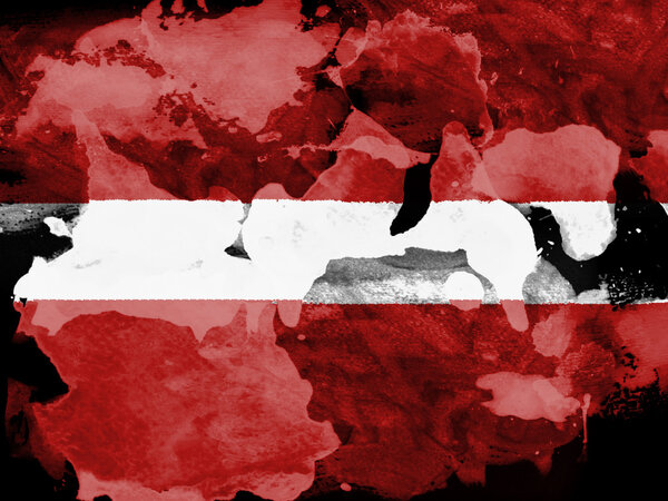 The Latvian flag