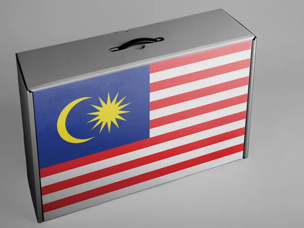 De vlag van Maleisië — Stockfoto