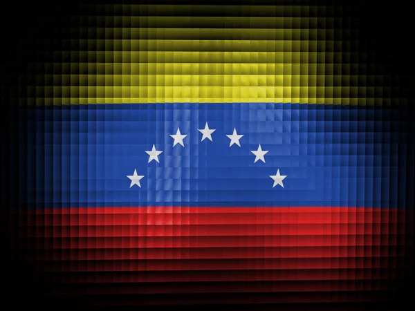 Die venezuelanische Flagge — Stockfoto