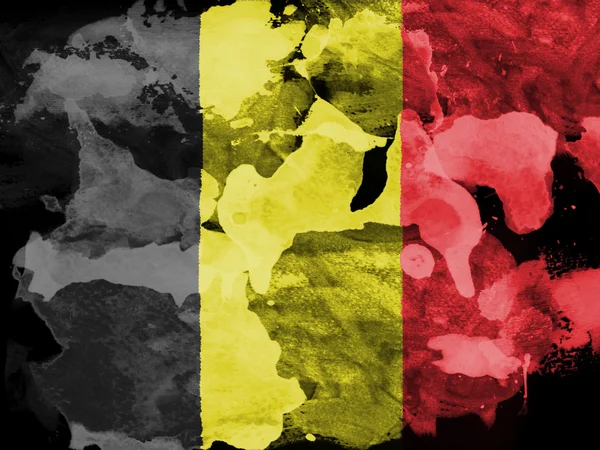 Le drapeau belge — Photo