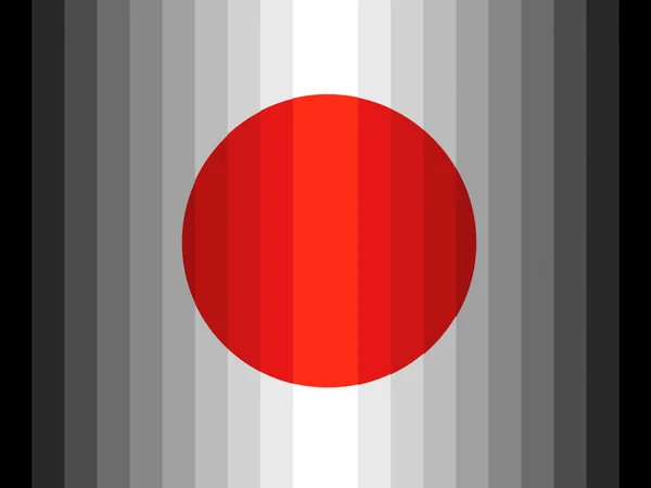 Η σημαία της Ιαπωνίας — Φωτογραφία Αρχείου