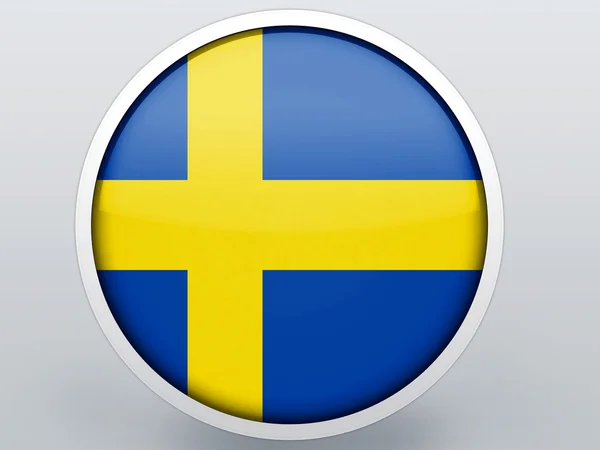 Le drapeau suédois — Photo