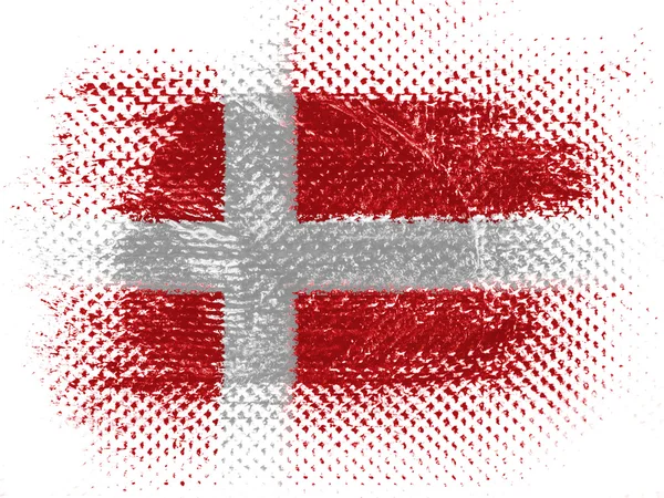 The Danish flag — Stock Photo, Image