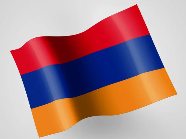 The Armenian flag — Stock Photo, Image