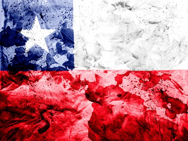 Chile flagga — Stockfoto