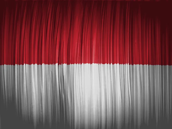 A bandeira indonésia — Fotografia de Stock