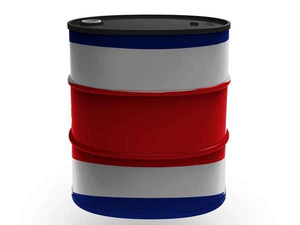 Costa Ricas flagga — Stockfoto