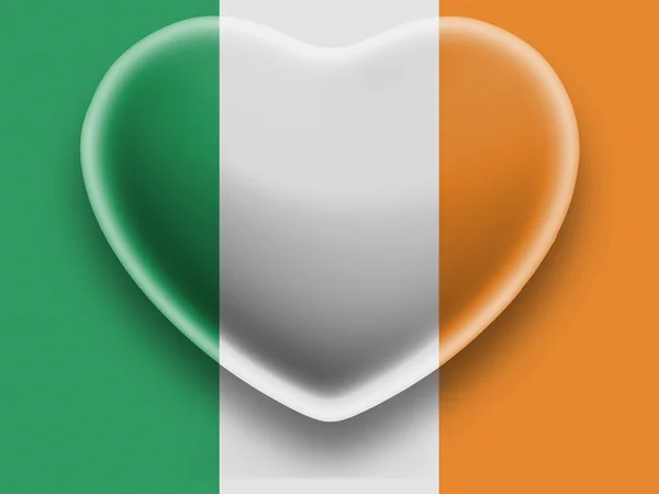 The irish flag — Stock Photo, Image