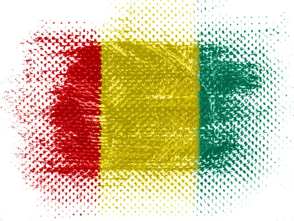 Drapelul Guineei — Fotografie, imagine de stoc
