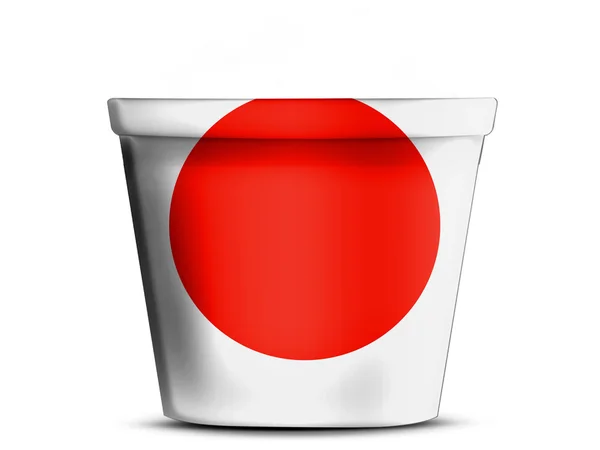 The Japan flag — Stock Photo, Image