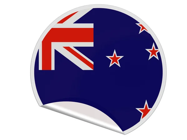 New Zealands flagg – stockfoto