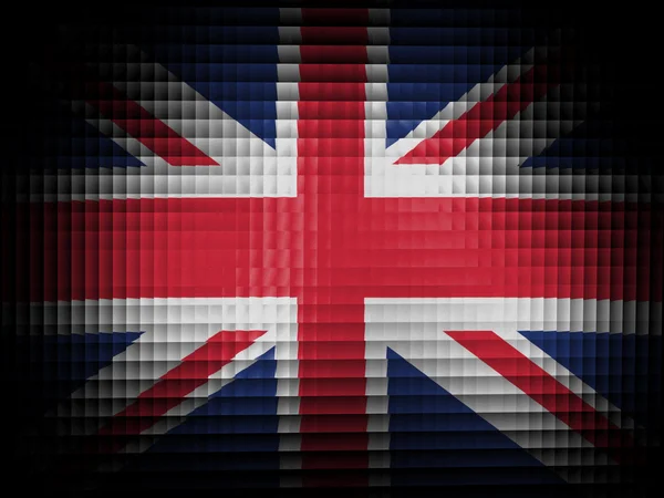 Die britische Flagge — Stockfoto