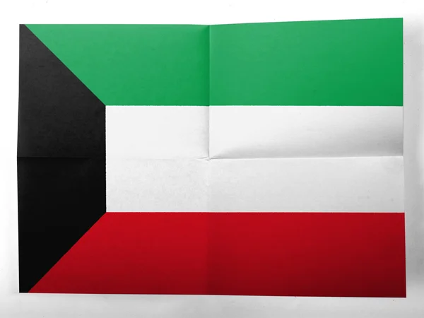 Le drapeau koweïtien — Photo