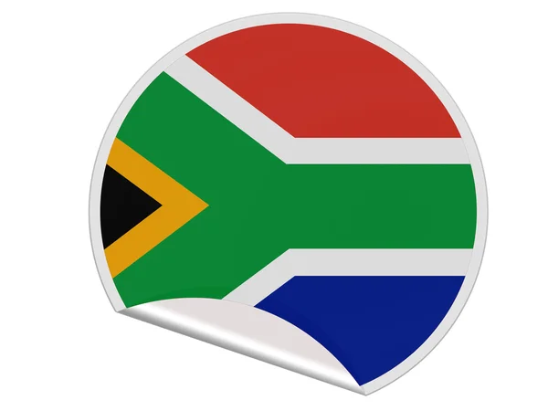 South African flag — Stock Photo, Image